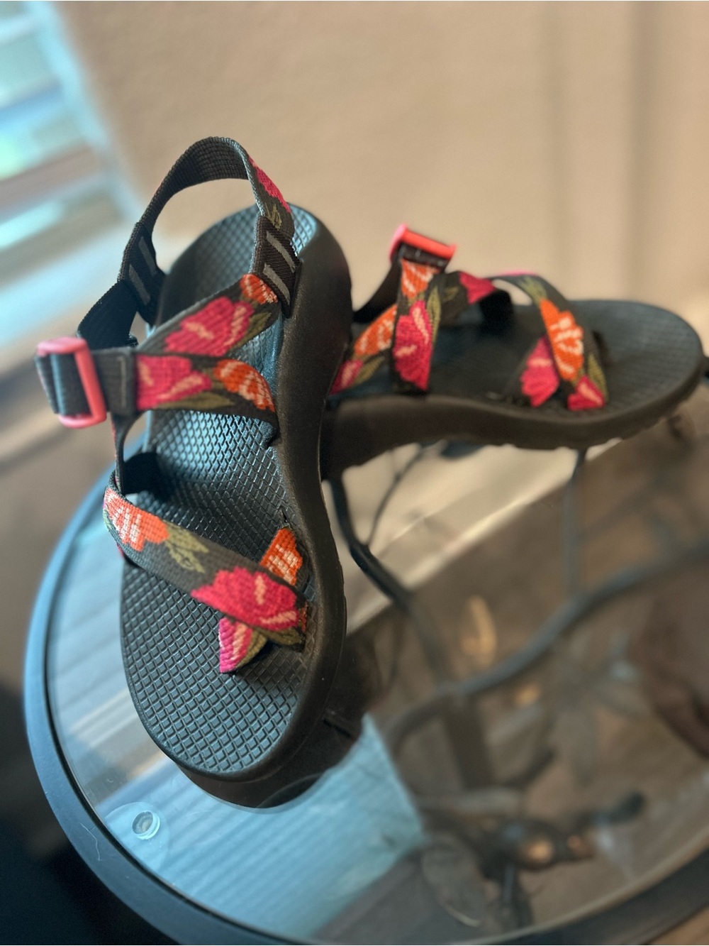 Chacos Strappy Floral-Strap Outdoor Sandals